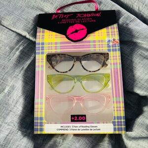 Betsey Johnson Pink and Green Glasses Collection